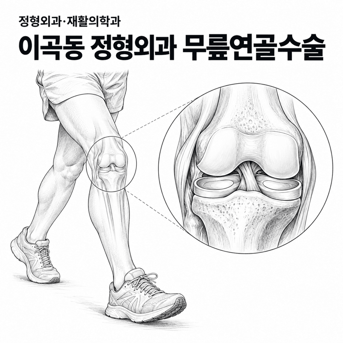 대구 이곡동 정형외과 무릎연골수술 핵심 정보 이미지