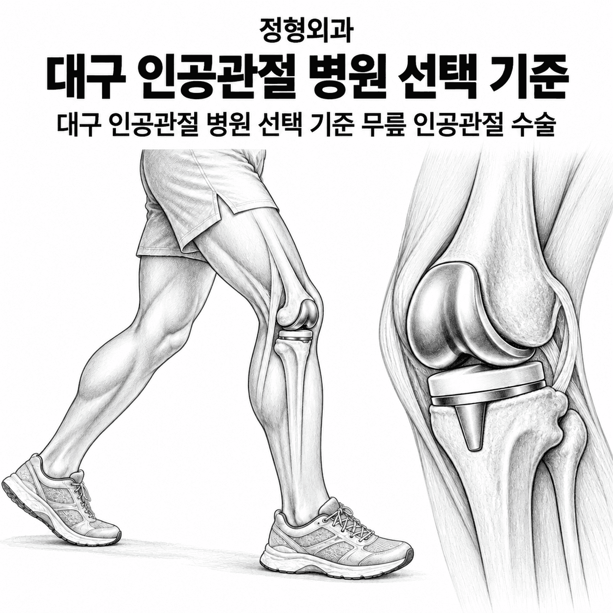 대구 정형외과 인공관절 병원 선택 기준 핵심 정보 이미지