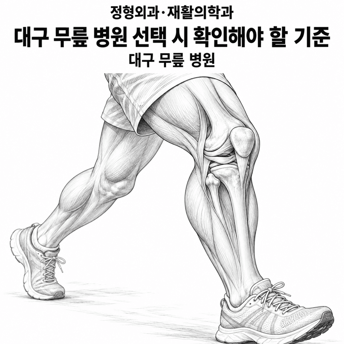 대구 정형외과 무릎 병원 선택 시 확인해야 할 기준 핵심 정보 이미지