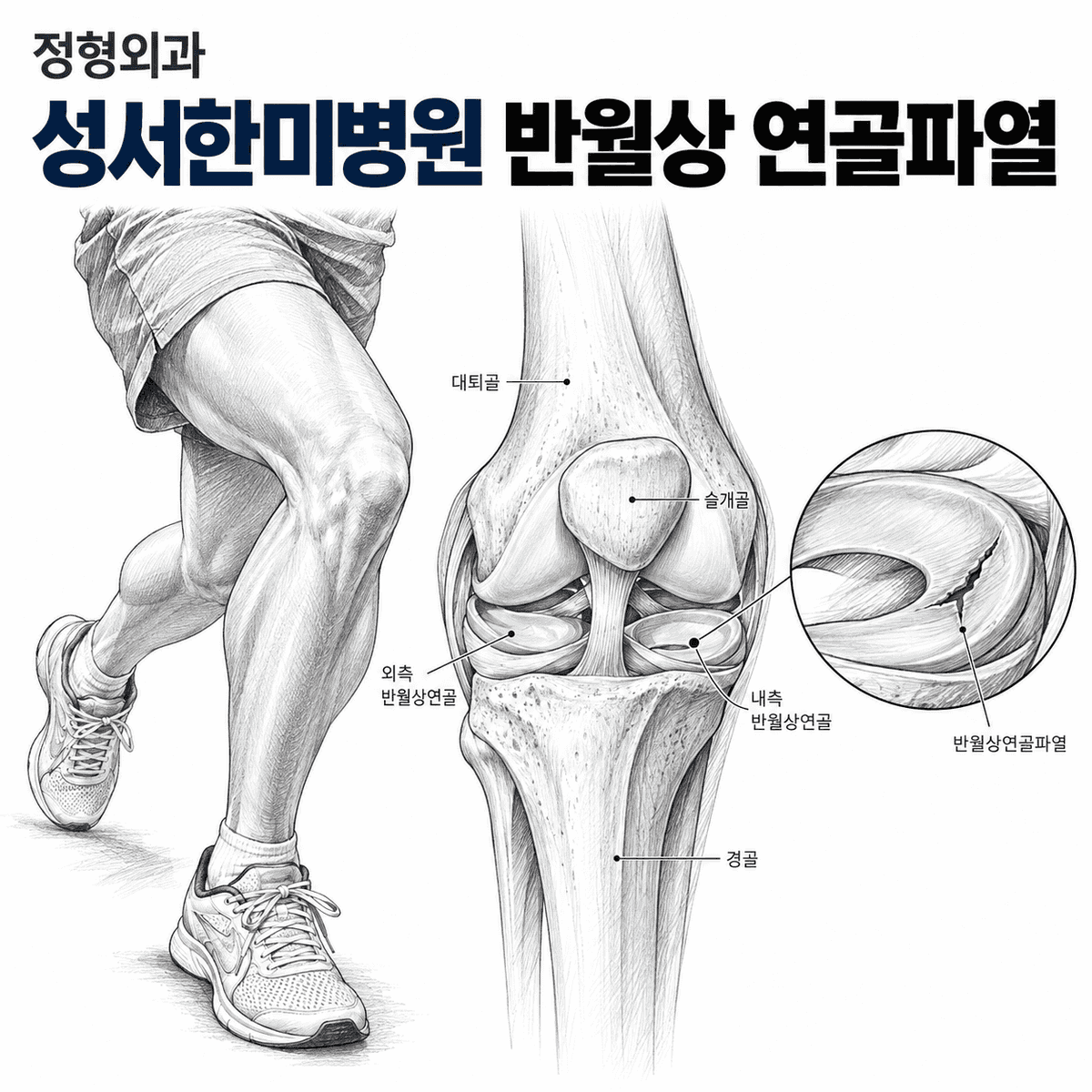 대구 정형외과 성서한미병원 반월상 연골파열 핵심 정보 이미지