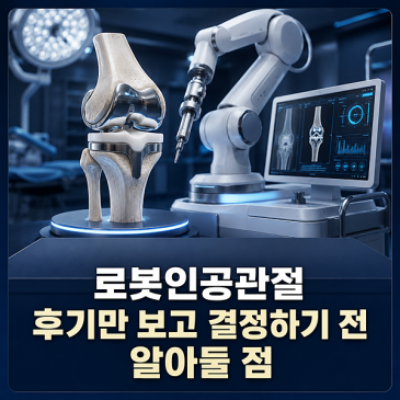 로봇인공관절 후기만 보고 결정하기 전 알아둘 점 대표 이미지